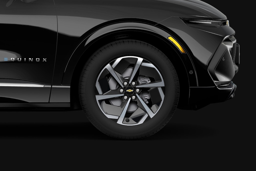 Rodas de alumínio aro 19 do SUV elétrico Equinox EV da Chevrolet